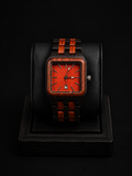 Bold Crimson Dial Statement Watch