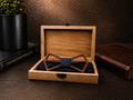 Chestnut & Indigo Bow Bow Tie