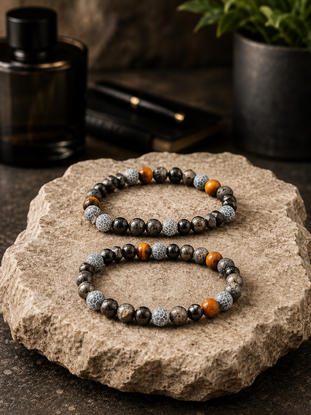 Beaded Cuffs-Earth