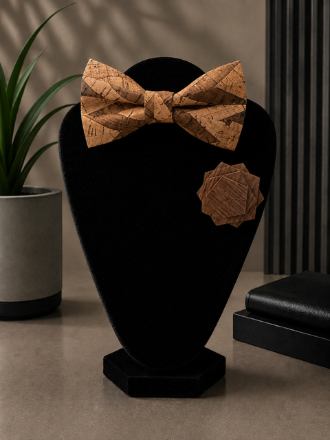 Legacy Collection Cork Bow Tie Set